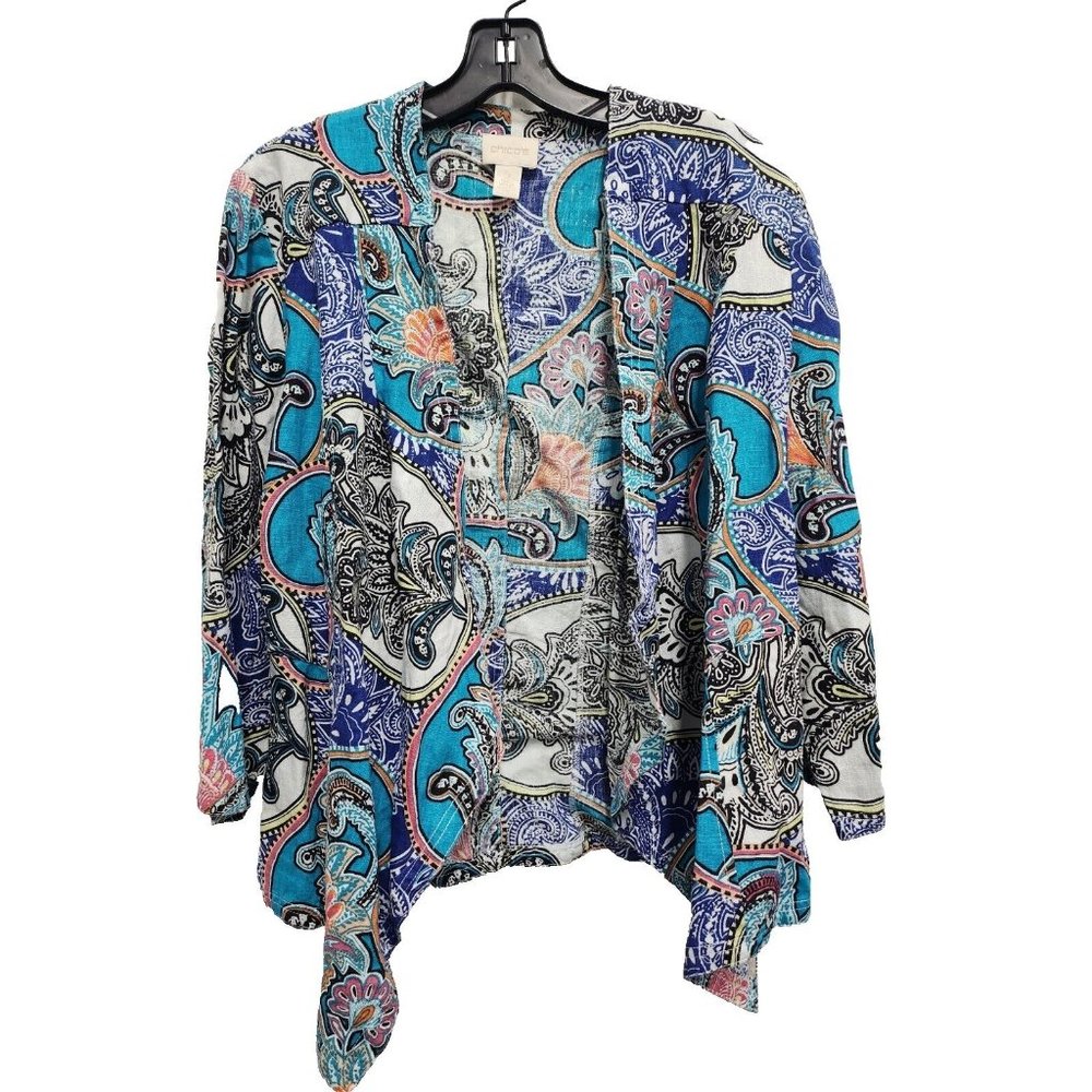 Chico's Multicolor Paisley Jacket